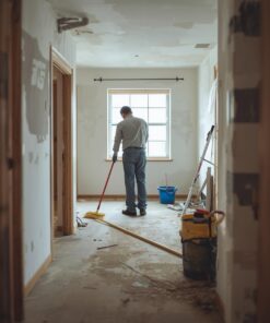 خدمة التنظيف بعد البناء